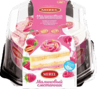 MIREL Cake Raspberry Smetannik 650g*6