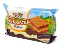 KOROVKA Wafers w/Cocoa Filling 150g*22