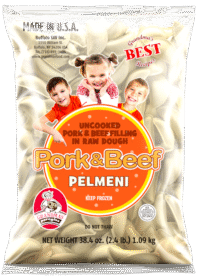 GRANDMA'S Pelmeni Siberian(Pork&Beef) 2.4lb/150pc*12