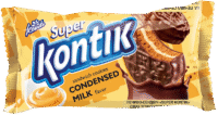 KONTI Sandwich Cookies ""Super Kontik"" Condensed Milk 90g*50