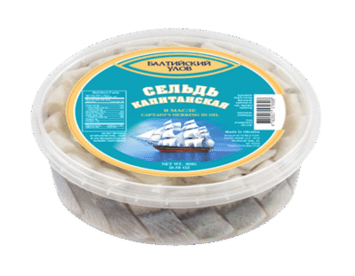 BALTIYSKIY ULOV Herring Fillet-Piece Kapitanskay w/Spices 300g*18