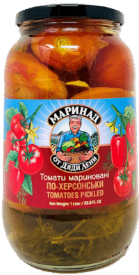 UNCLE LENYA RED TOMATOES PO HERSONSKY MARINATED  1L*12