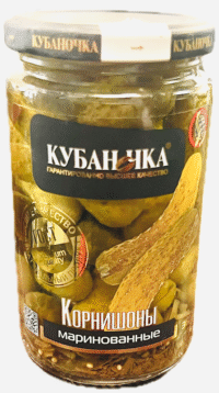 KUBANOCHKA Pickles Marinated (Kornishoni) 360g*12