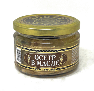HOUSE OF FISH Sturgeon In Oil 220g*24