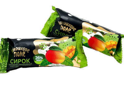 VOLOSHKOVE POLE Choco Glazed Cheesecake w/Mango Filling 36g*30
