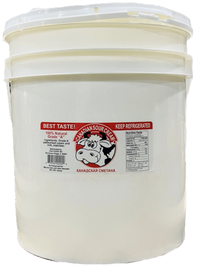 Canadian Sour Cream 18%  Natural 1 bucket*32lb