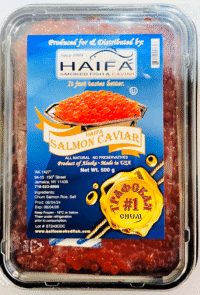 HAIFA Chum Salmon Caviar Grafskaya (Kosher) 1.1lb (500g)