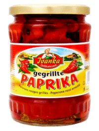 IVANKA Grilled Red Paprika in Brine 580ml*12