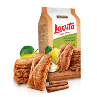 ROSHEN Cake Cookies Lovita Apple & Cinnamon #4161 (Kosher&Halal)168g*16
