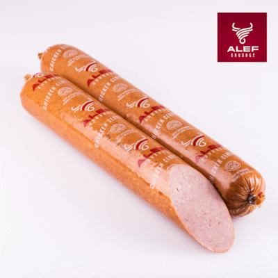 ALEF Smoked Chicken Salami ""Chicken Cervelat"" ~31LB by weight