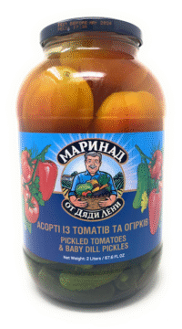 UNCLE LENYA Red Tomatoes & Baby Dill Pickles 2L*6