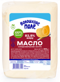 VOLOSHKOVE POLE Butter 82.5% Fat 400g*20