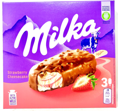 MONDELEZ Milka Strawberry Cheesecake Ice Cream 270ml*8 (3 PACK) #22641