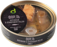 ECO FOOD Smoked Rainbow Trout In Olive Oil 160g*24 E/O