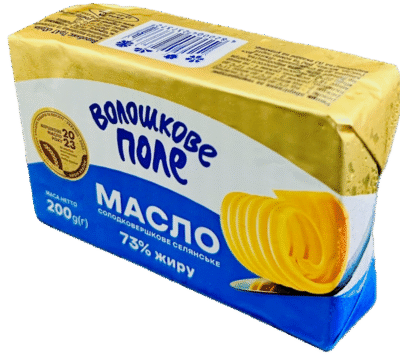 VOLOSHKOVE POLE Butter 73% Fat 200g*20