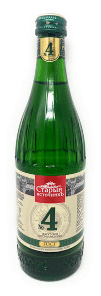 STARIY ISTOCHNIK Essentuki #4 Mineral Water (Glass) 0.5L*20