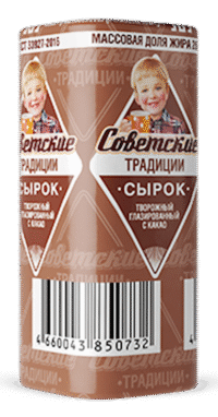 SOVETSKIE TRADITSII Choco Glazed Cheesecake 26% Cacao 45g*10