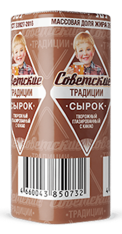SOVETSKIE TRADITSII Choco Glazed Cheesecake 26% Cacao 45g*10
