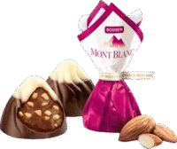 ROSHEN Loose Candies ""Montblanc"" w/ Chopped Almonds #3607(Kosher&Halal) 8.82lb(2.2lb*4)