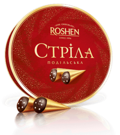 ROSHEN Chocolate Gift Box ""Strela Podolskaya"" #5764, 200g*10