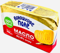 VOLOSHKOVE POLE Butter 82.5% Fat 200g*20