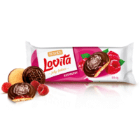 ROSHEN Jelly Cookies Lovita Rasberry #4253 (Kosher&Halal)135g*21