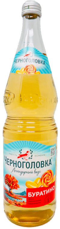 CHERNOGOLOVKA Soda ""Lemonade Buratino"" Drink 1L*6