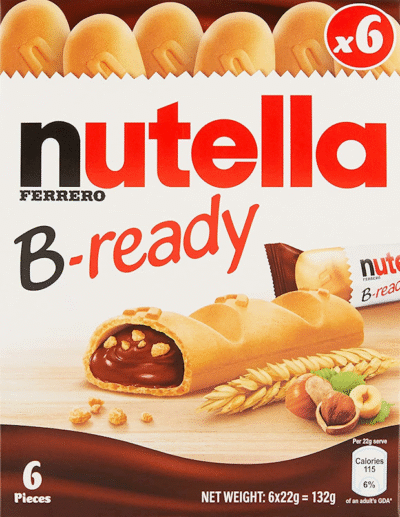 NUTELLA Ferrero B-ready Chocolate Biscuits 132g*16
