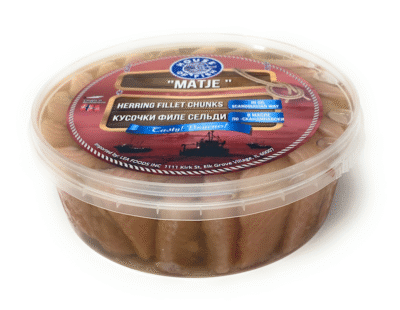 HOUSE OF FISH Herring Fillet Chunks ""Matje"" Scandinavian In Oil 500g*10