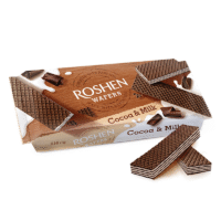 ROSHEN Wafers Cocoa&Milk #0117(Kosher&Halal) 216g*16