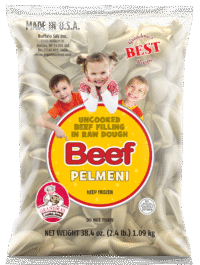 GRANDMA'S Pelmeni Beef 2.4lb/150pc*12